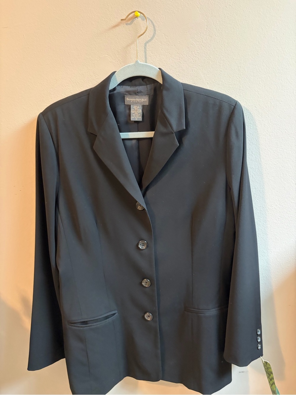 Vintage Banana Republic Black Women's Blazer Jacket